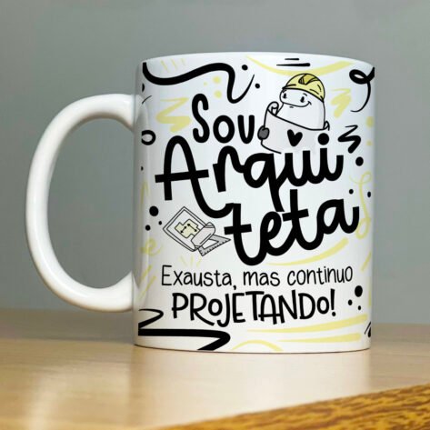 Canecas Flork Profissões Arquiteta