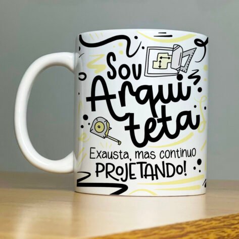 Canecas Flork Profissões Arquiteta