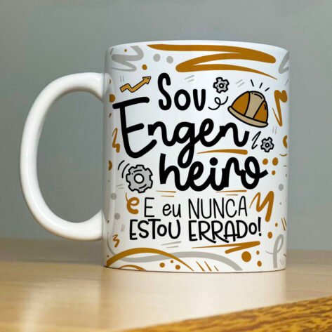 Canecas Flork Profissões Engenheiro