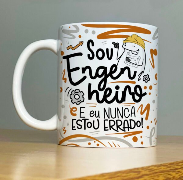 Canecas Flork Profissões Engenheiro