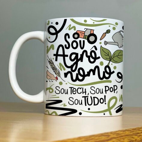 Caneca Personalizada flork profissões agrônomo