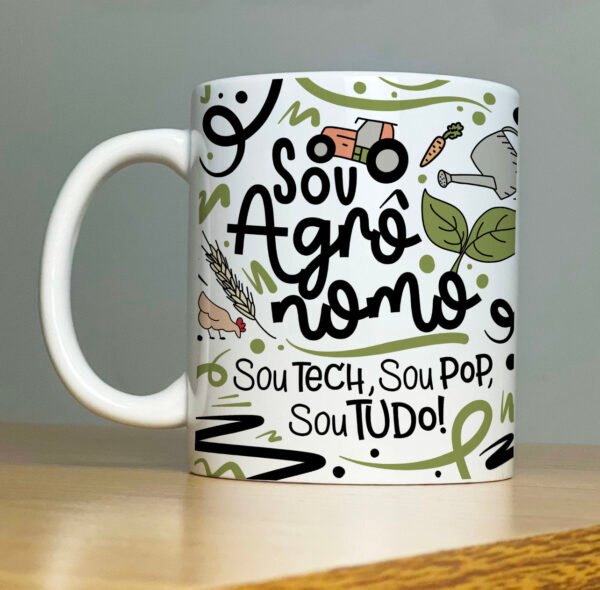 Caneca Personalizada flork profissões agrônomo