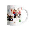Caneca Personalizada Natal com foto Verde e Vermelho