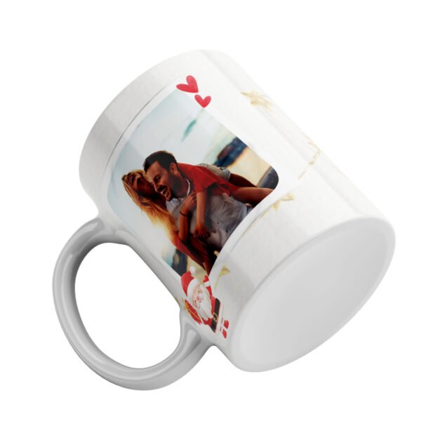 Caneca Personalizada Natal com foto Verde e Vermelho