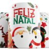 Caneca Personalizada de Natal Divertido Desenhos Natalinos - Imagem 3