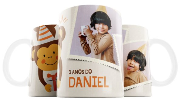 Caneca Personalizada Brinde Aniversario Com Fotos - Image 3