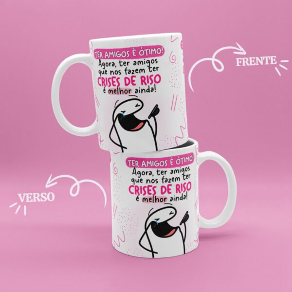 Caneca Flork Amigas (Ter Amigos é ótimo) - Image 2