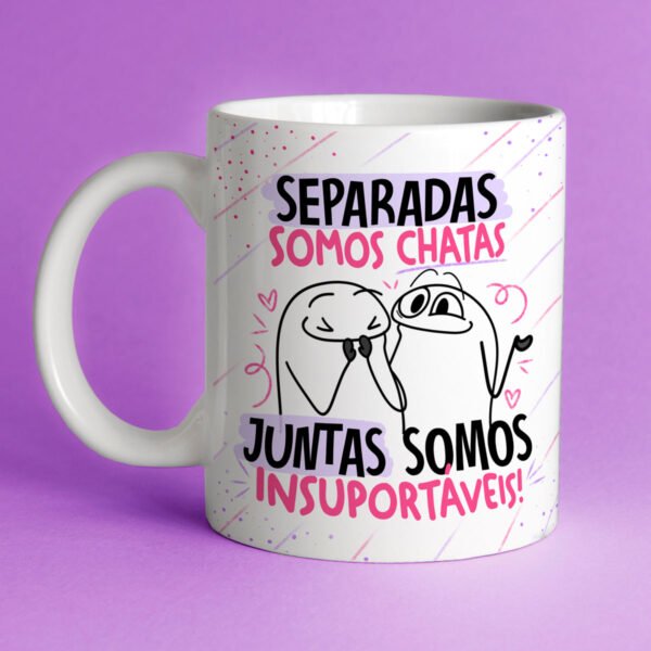 Caneca Flork Amigas (Juntas somos insuportável)