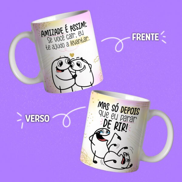 Caneca Flork Amigas (Amizade é Assim)