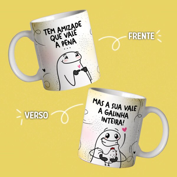 Caneca Flork Amigas (Tem Amizade Que Vale a Pena)