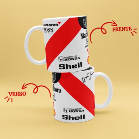 caneca Ayrton Senna