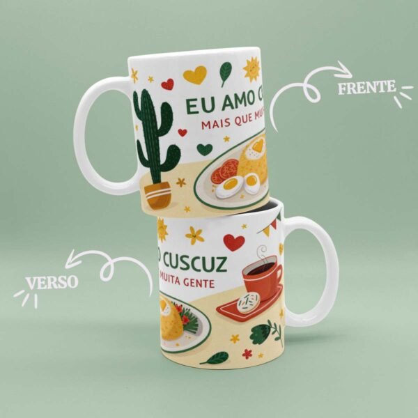 Caneca Eu Amo Cuscuz Mais que Muita Gente - Image 6