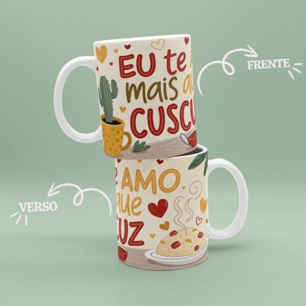 Caneca Eu Te Amo Mais Que Cuscuz - Exclusiva - Image 2