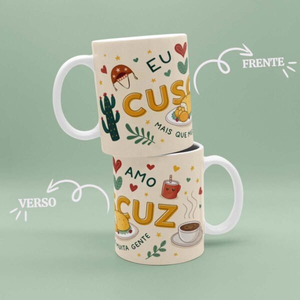 Caneca Eu Amo Cuscuz Mais que Muita Gente - Image 4
