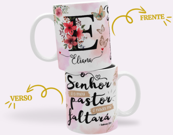 caneca o senhor é meu pastor