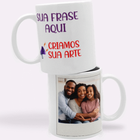 caneca personalizada com foto